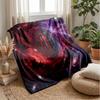 AC Milan Theme Blanket Soft Flannel Blanket Plush Throw Blanket Cozy Sofa Bed Blanket for Home Decor