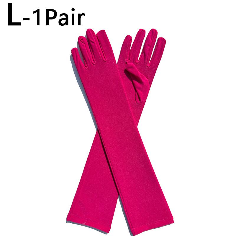 Buy Women Stretch Mittens Gloves Evening Party Performance Mittens