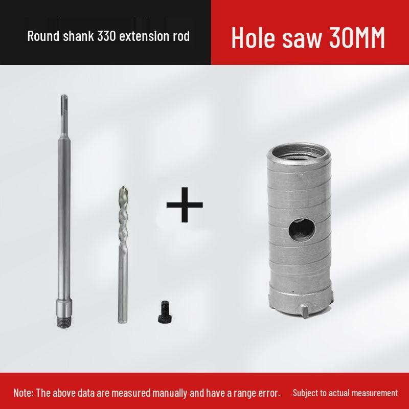 Electric Impact Drill Bit for Cement and Brick Walls - Dry Drilling Opener for Air Conditioner and Water Pipe Installations