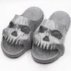 Fashion New Personalized Skull Design Slippers for Men 2025 Summer Fun Novelty Slides Thick Sole Platform Beach Non-slip Women Sandals