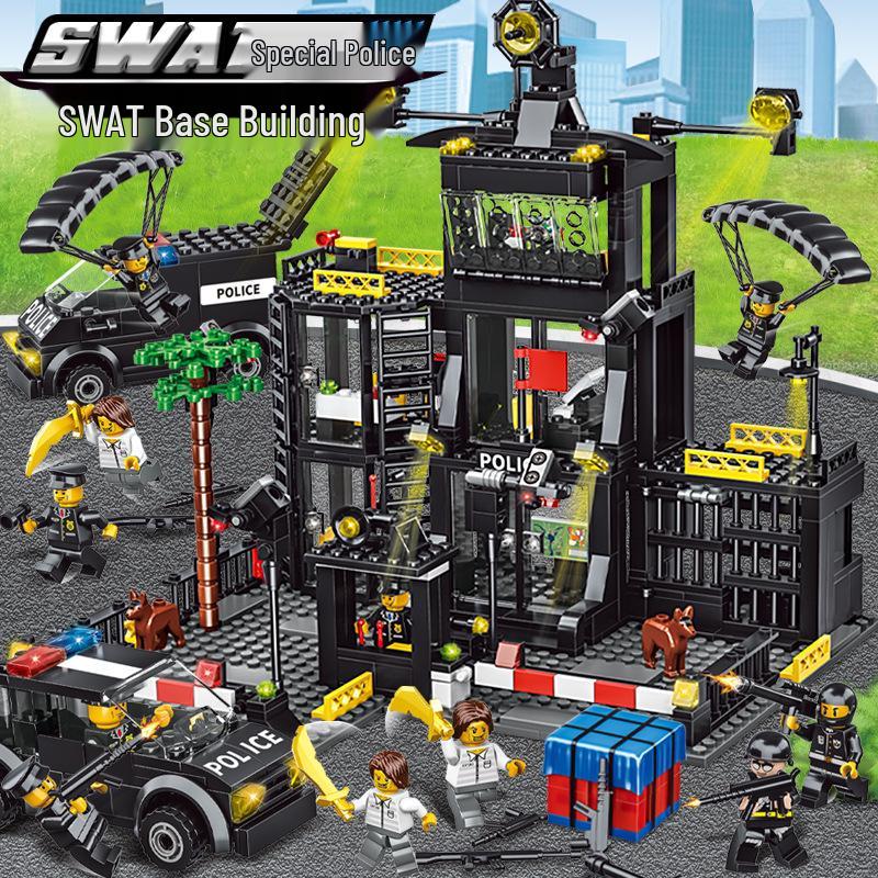 Military Mecha Aircraft Carrier & Space Rocket Building Blocks for Kids - Educational Assembly Toy