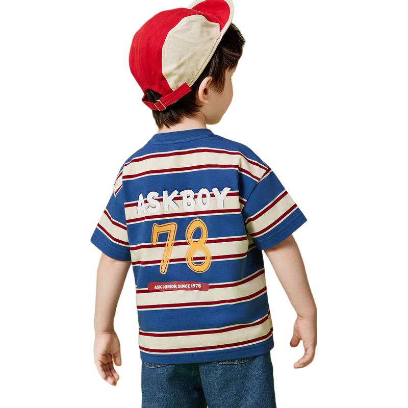 

ASK JUNIOR Boys Summer Striped T-Shirt 90