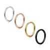 1 Pezzo Acciaio Chirurgico Tornito Clicker Naso Clicker 16G 18G Piercing Setto Clicker Orecchio Cartilagine Orecchino Helix Setto Clicker Anello