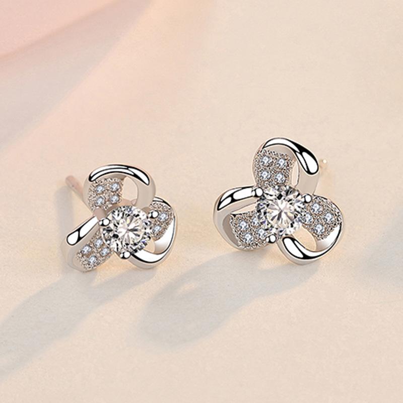 Lindon Copper Alloy Zircon Earrings Drop Earrings For Women Wedding Party Gifts