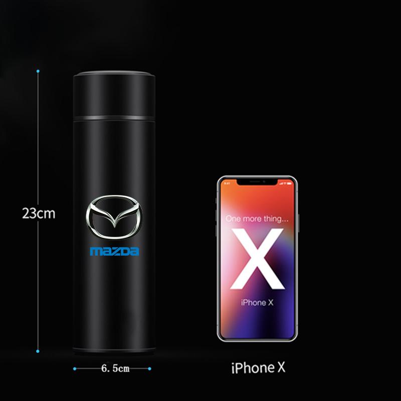 Intelligente Isolierbecher Thermos-Vakuumflasche Edelstahl-Vakuumkessel für Mazda 3 bk bl 323 Axela Atenza CX-3 CX-4 CX5