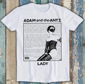 Adam And The Ants Lady Band Vinyl Poster 80s Meme Funny Gift Tee T Shirt M1442