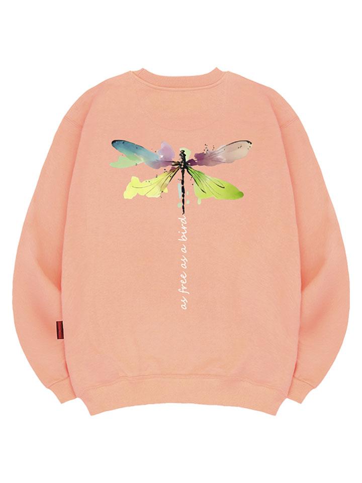 Ellamo Dragonfly Sweatshirt Unisex Plus Size S~4Xl (Type A)