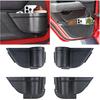 4PCS Front And Rear Door Storage Pockets For Jeep Wrangler JK Accessories 2011-2018 For Jeep JK Accessories 2/4 Door For Jeep Wrangler Accessories