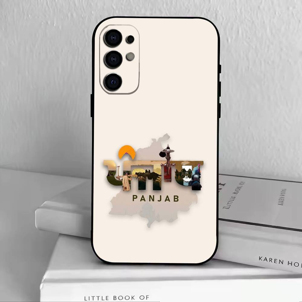 

P-Punjab Map Phone Case For Samsung S25,S24,S21,S22,S23,S30,Ultra,S20,Plus,Fe,Soft Silicone Black Cover Samsung S20ULTRA5G