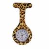 Round Dial Silicone Quartz Stainless Fob Woman Quartz Pocket Watch Nurse Watch Fob Hanging Medical