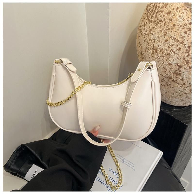 

Высококлассная нишевая сумка женская осенне-зимняя ретро новая модная цепочка кроссбоди на плечо под мышку белый