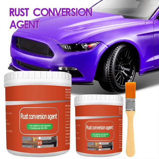 Fırçalı Pas Dönüştürücü Boya Uzun Ömürlü Koruma Metal Pas Önleyici Kaplama Çok İşlevli Pas Tedavi Aksesuarları