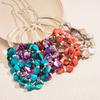 Shell Irregular Geometric Square Three-layer Necklace Personality Exaggeration Fashion Temperament Jewelry