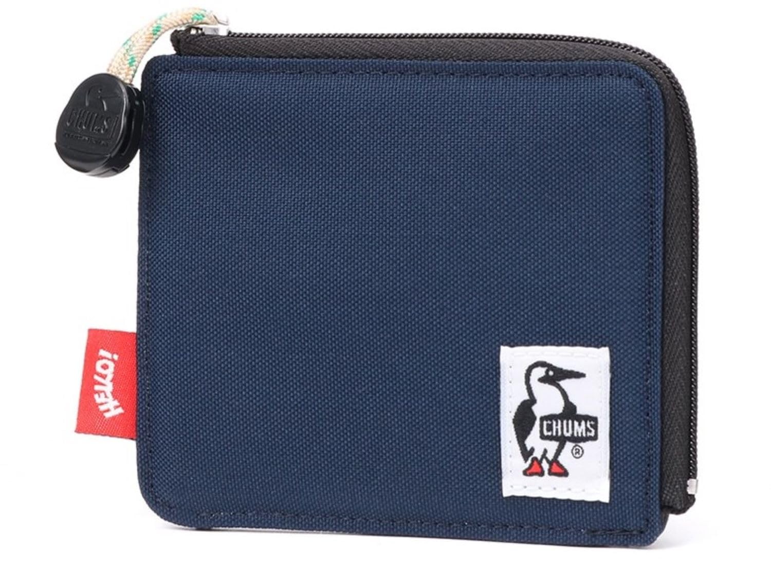 

Wallet Recycle Zip Wallet Navy [Chums] Men s L-Shaped Темно-синій