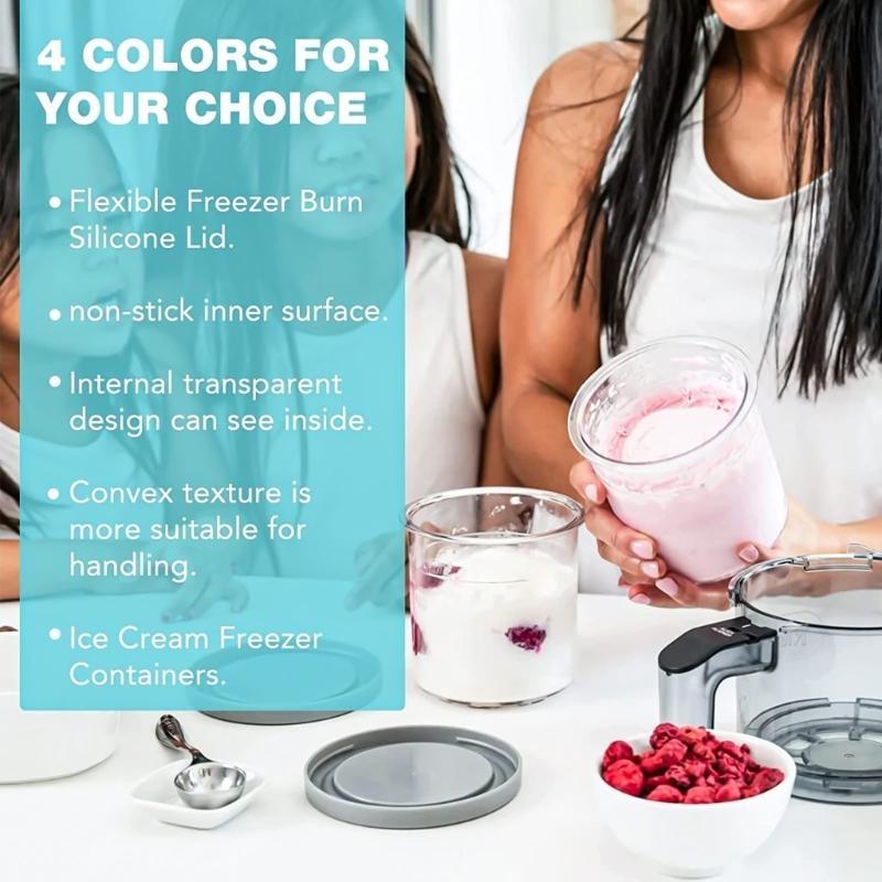 Dessert Ice Cream Pints Cup Yogurt Storage Freezer for NC301 CN305A CN301CO