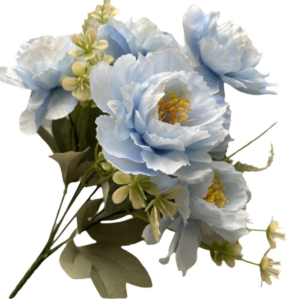 35cm Artificial Peony Flowers Gifts Simulation Flower Bouquet New Peony Silk Flowers  Home Decor