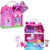 Maison De Poupée Transportable - DISNEY - Minnie Mini Manoir - 2 Étages - Figurine Incluse