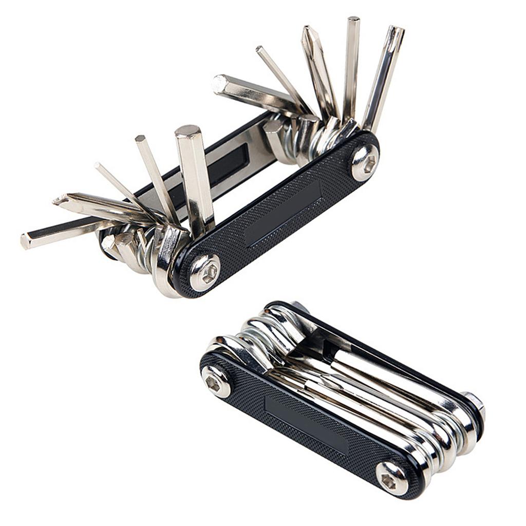 Bike Repair Kit Portable Bicycle Repairing Tools Kit Box Tire Fixing Kit Bag with Tire Pump Multifunctional Tools Tire