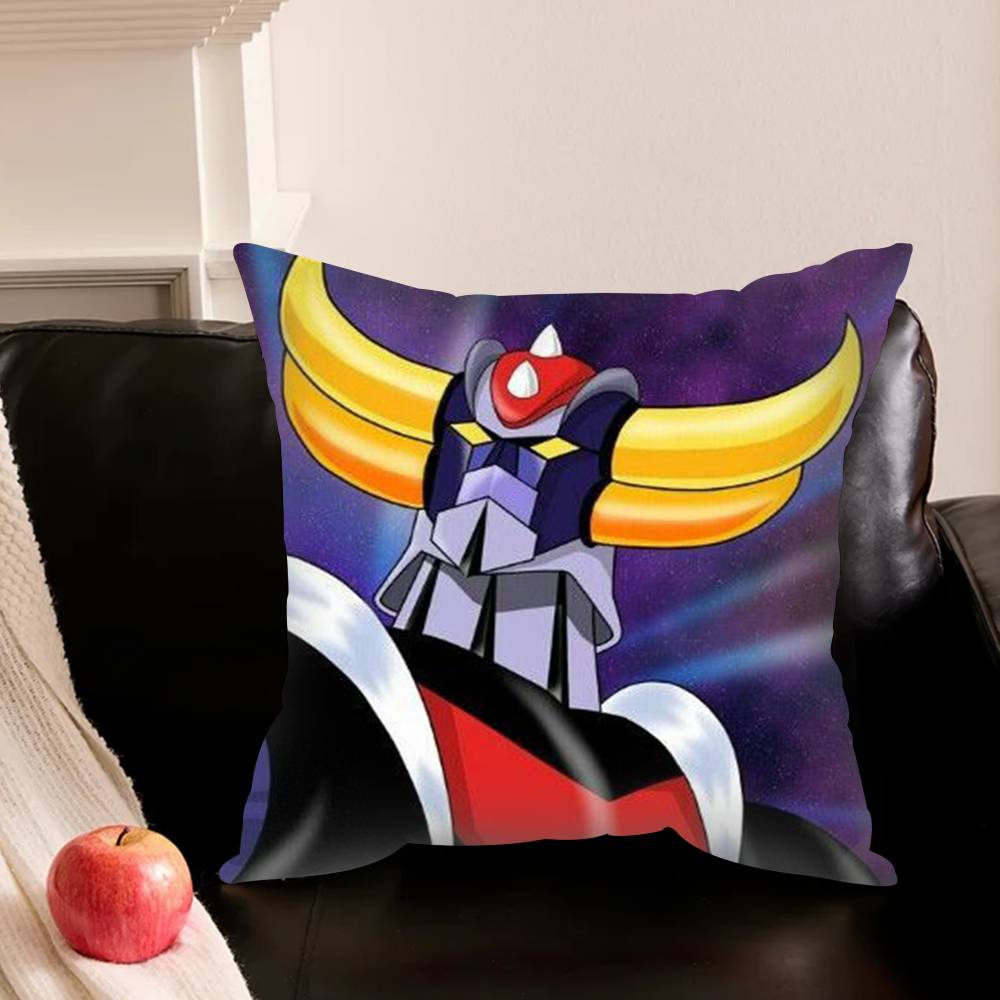 U-Ufo R-Robot G-Goldorak-K Various Sizes Square Pillowcase For Car Home Bedchamber Decor