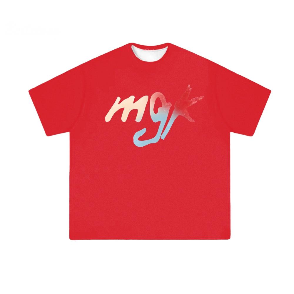 Mgk Xx Machion Gun Kelly Rapper's Same Style Sleeve Comfortable HipHop Tops Harajuku Summer Tee GANSTA GHETTO Swag T-shirt