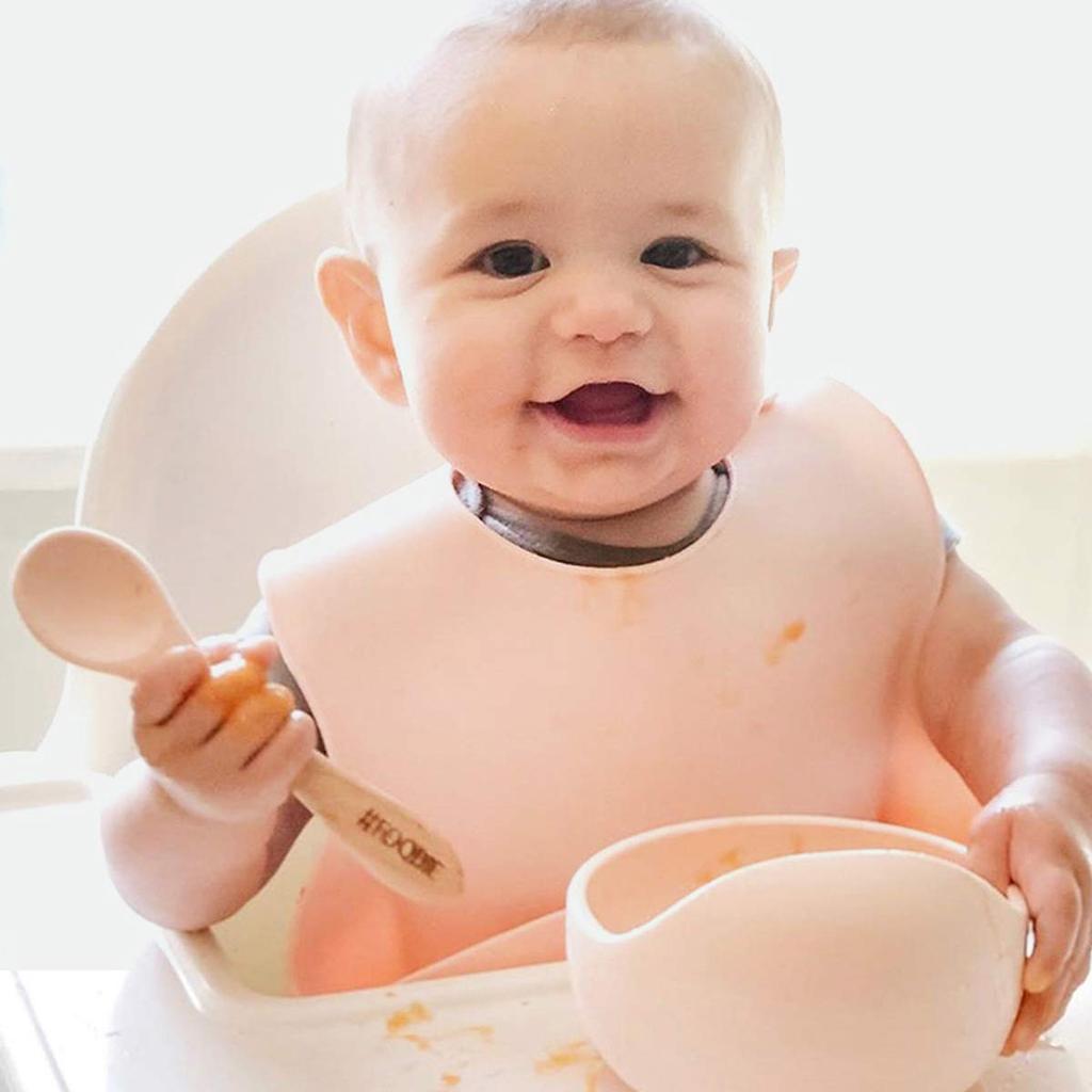 Silikon-Babyschüsseln mit Löffel, 2-teiliges Baby-Fütterungsset mit Saugnäpfen für Kinder und Kleinkinder – BPA-frei – Babygeschirr