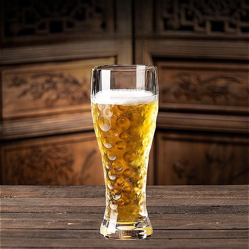 330ml/500ml Beer Glass Bar Craft Beer Glass Creative Wheat Beer Glass Party Beverage Cup Transparent Cold Drink Cup Bar Tools