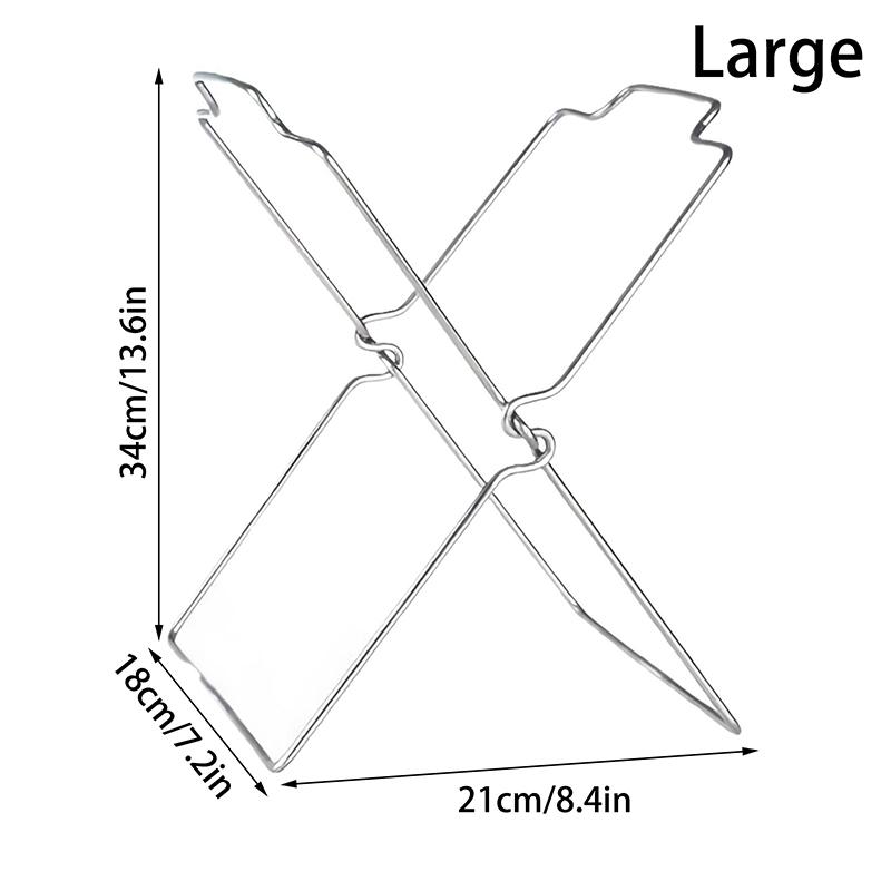 

Outdoor Household Garbage Rack Foldable Kitchen Debris Storage Rack Multifunctional Kitchen Fresh-Keeping Bag Holder 34*21*18cm