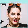 Halloween Decorative Pumpkin Hair Clip For Costume Party And Creative Headwear