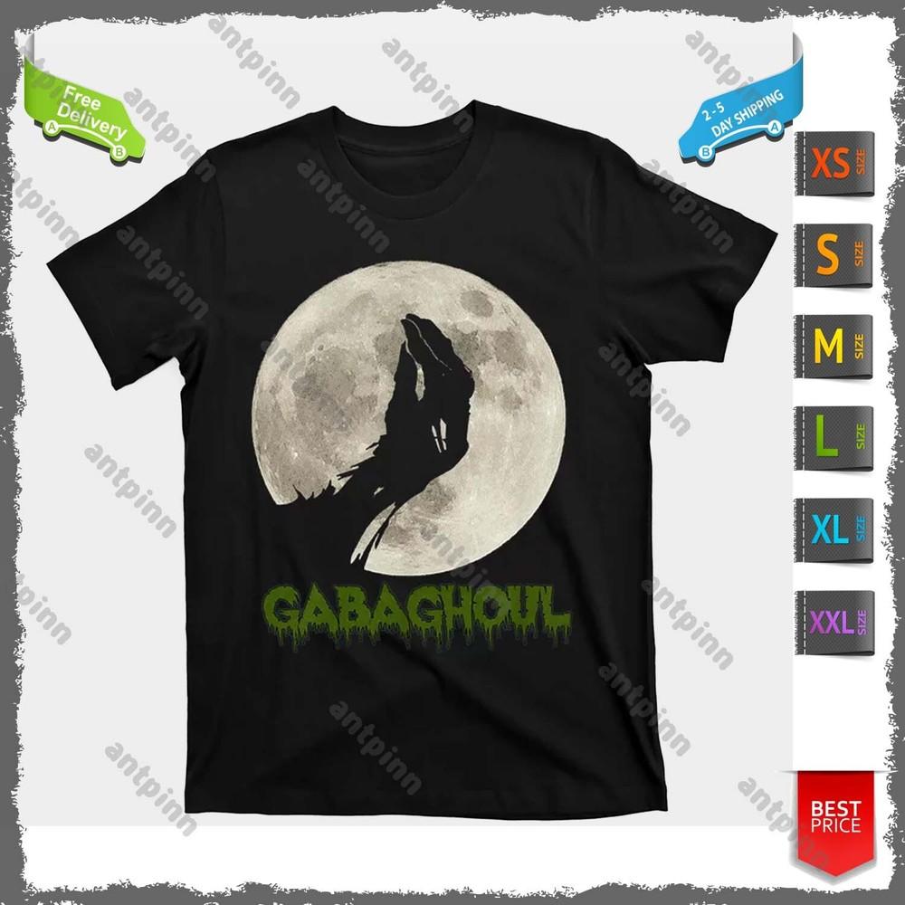 Gabaghoul Funny Hand Moon Halloween T-Shirt For Men And Women Unisex T-Shirt XL