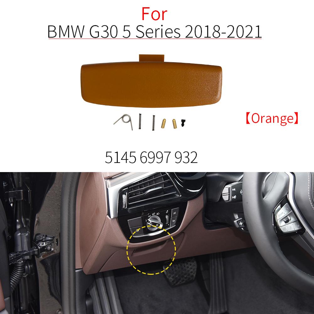 

For BMW G30 G32 Car Glove Box Handle Cover Lid Lock Toolbox Glove Boxes Cover Switch For BMW 5 6 Series 520 528 530 630 640GT помаранчевий