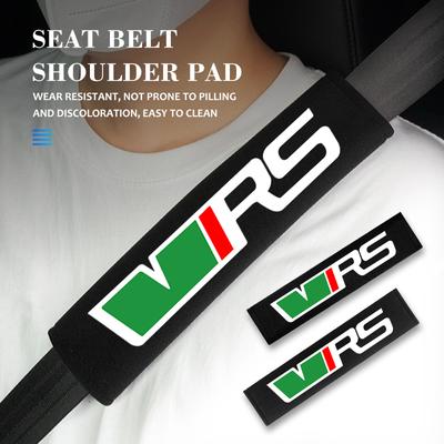 AAABR1 Car Interior Belt Cover Safety Belt Shoulder Protector Mats Auto Accessories For Kamiq MK3 Roomster Rapid Kodiaq Karoq