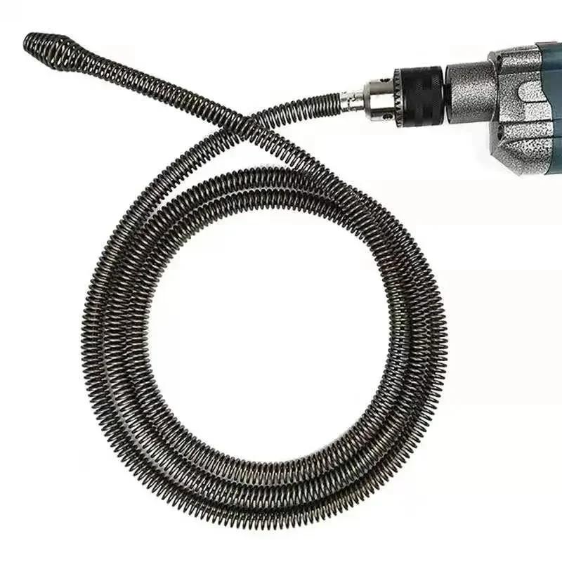 Spring Pipe Dredging Tools Drain Cleaner Sewer Sinks Basin Pipeline Clogged Remover Bathroom Toilet Cleaning Tools