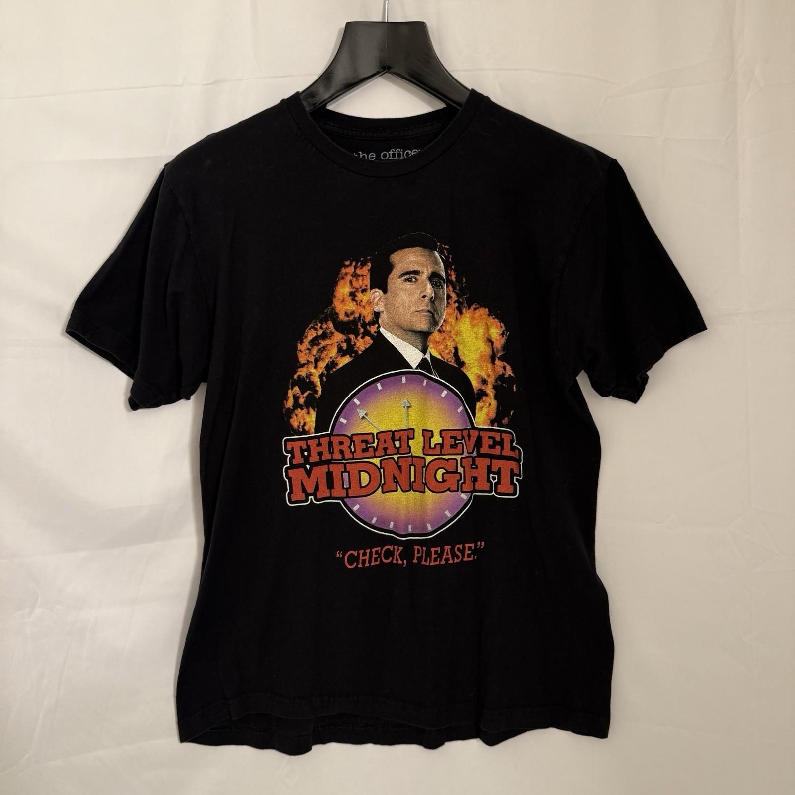 The Office Shirt Men’s Large (L) Threat Level Midnight - Michael Scott Unisex T-Shirt M