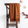 180*70Cm Solid Color Soft Women Scarf Cashmere Lady Shawl Wrap Autumn Winter Pashmina Unisex Female Hijab Headband Free