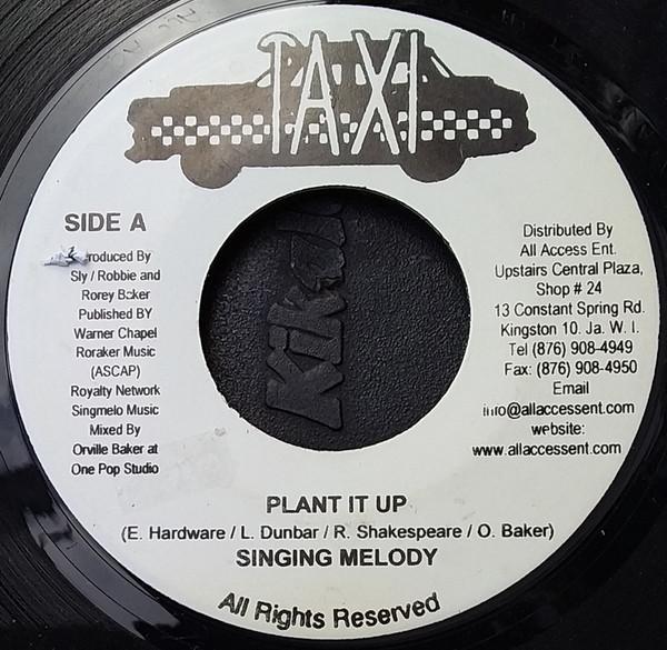 

7inch Record SINGING MELODY - Plant it up MER0806 Taxi Jamaica Reggae, Ska & Dub Used