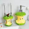 Practical Ceramic Press Pump Bottle with Fruit Core Design Soap Container Liquid Dispenser For Various Bathroom Liquid Product