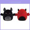 Adorable Halloween Devil Bat Plush Toy Soft And Cuddly Stuffed Cartoon Doll For Kids