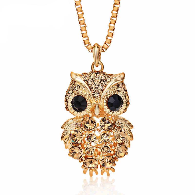 

Длинное ожерелье с подвеской в виде совы Ruili Diamond - Модные женские украшения