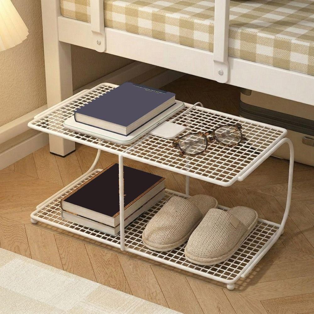 Iron Metal Shoe Rack Space Saving Shoe Stand Multi-functional Shoe Organizer Hallway