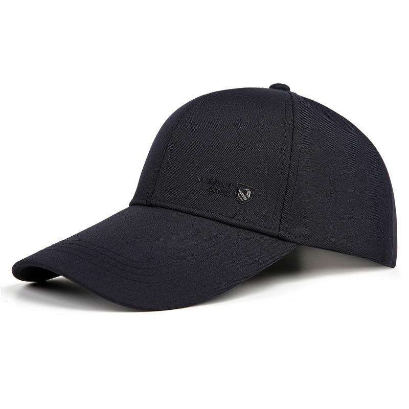 Non-fading baseball cap men's spring and autumn thin hard top hat extended brim outdoor summer cap