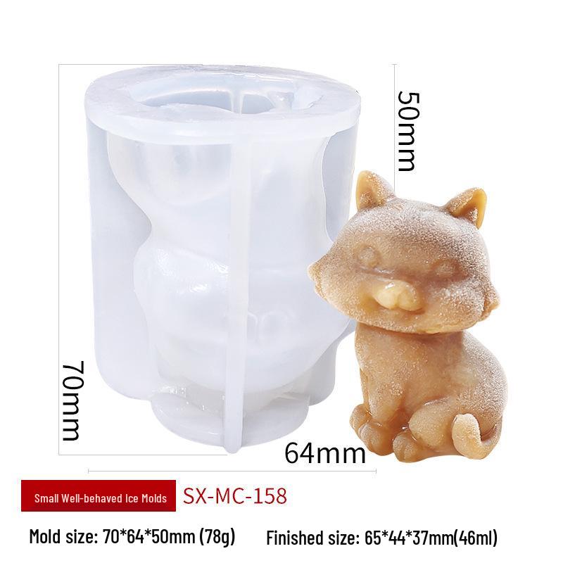 Sanxin Kleiner Bär Silikon Eiswürfel- & Mousseform für DIY Milchtee & Kaffee