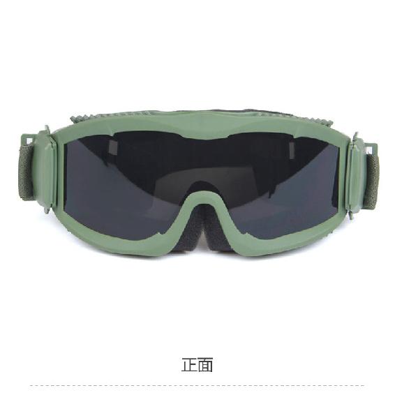Alpha Tactical Goggles Protective Eyewear for Military Enthusiasts, Impact-Resistant, Single-Person Cycling Windproof and Sandproof Sunglasses