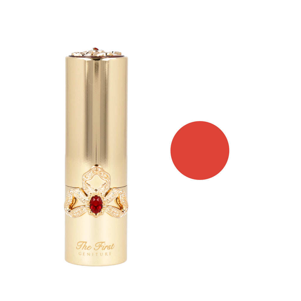 O HUI The First Geniture Sheer Velvet Lipstick 3,8g #Orange Coral+RANDOM GIFT
