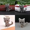 New Cute Little Cat Brooches Pin Up Jewelry For Women Suit Hats Clips Antique Silver Jewelry Suitable Home Decor Cats Crafts