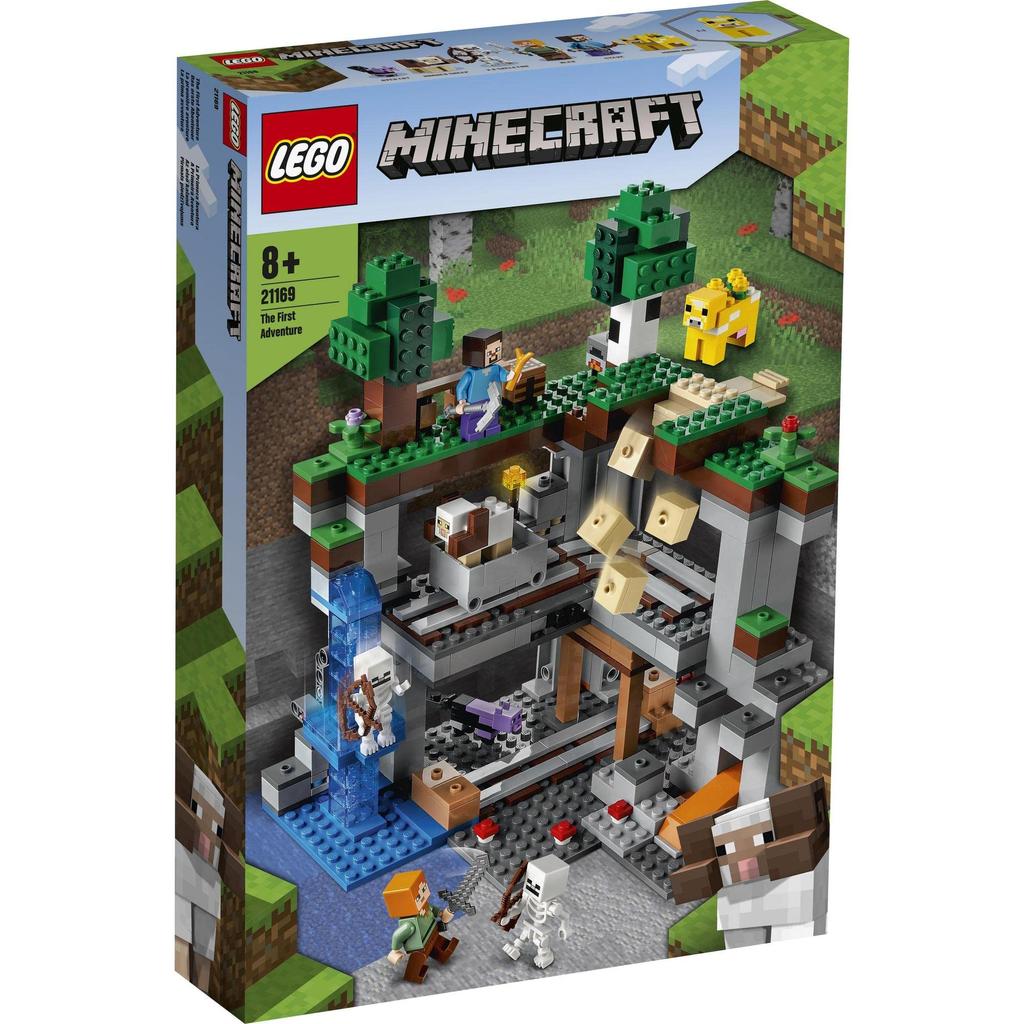 LEGO Minecraft First Adventure 21169 Toy Video Game Boys Girls Ages 8+
