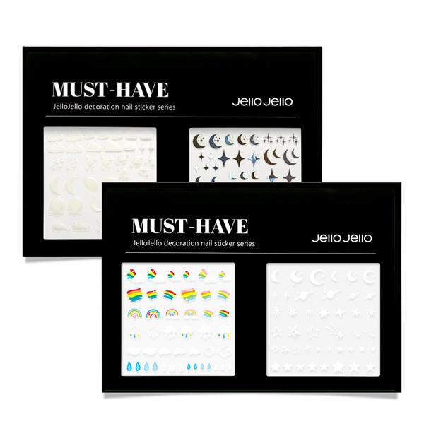 

Набор гелевых наклеек для ногтей Jello Jello, 2 шт., JNC-18, 1 комплект