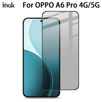 Für OPPO A6 Pro 4G 5G Global Glas IMAK Privacy Panzerglas Vollbildabdeckung Folie