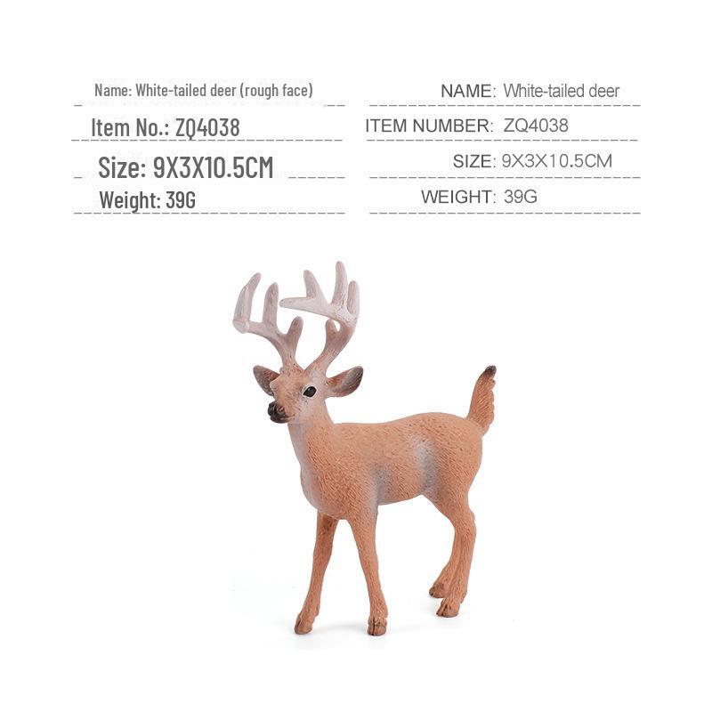 "Forest Animal Series: Beaver, Anteater, Squirrel, Monkey, Rabbit, Deer, Fox Models for Cross-Border Export"