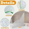 Guard Shower Guards Bathtub Water Corner Bath Tub Shield Screen Acrylic Splashing Bathroom Door Curtain Clear Barrier Sink 2Pcs