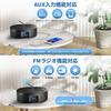 CD Boombox Player with Bluetooth, CD Radio, 3000mAh Rechargeable Battery, Built-in Dual Speakers, USB Memory & AUX Input, +10 Skip, A-B Repeat,